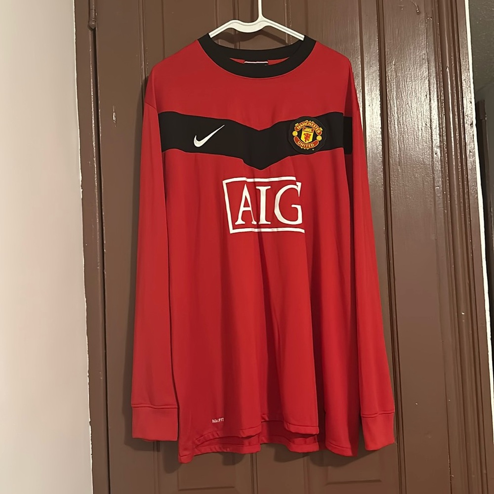 Nike Manchester United Soccer Long Sleeve Jersey